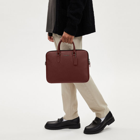 NWT Coach Outlet Liam Compact Brief - Picture 5 of 6